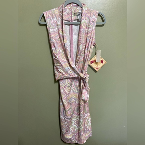 NWT Caribbean Joe Wrap Dress, Size M‎